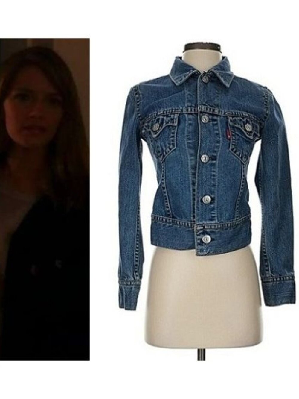 ASO MARISSA COOPER MISCHA BARTON THE OC Denim Iconic Jacket VINTAGE RARE EUC